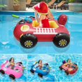 thumbnail image 3 of Children Inflatable Car Pool Floating Toy Portable Swimming Ring Summer Water Entertainment Toy, 3 of 5