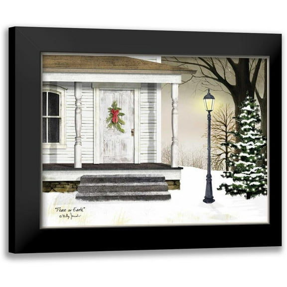 Jacobs, Billy 14x12 Black Modern Framed Museum Art Print Titled - Peace on Earth