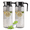 Gray*2, variant on Fmxomd Plastic Pitcher (37oz, 1100ML), Water Pitcher with Lid and Handle, Fridge Jug, BPA-Free, Shatter-Proof, Great for Iced Tea, Lemonade, Milk, Coffee, Cold or Hot Beverages, Clear, 1Pack