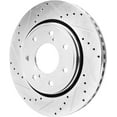 thumbnail image 6 of Detroit Axle - 13.78" inch Front Drilled and Slotted Disc Brake Rotors for 2010-2014 Ford F-150 Lobo [7 Lugs], 6 of 7