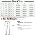 thumbnail image 2 of Posijego Women's Plus Size Wide Leg Pants Cotton Linen Baggy Lounge Pants Elastic Waist Casual Trousers, 2 of 5