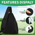 thumbnail image 2 of Disc Golf Bag with Retriever Holder and Storage Pockets, Disc Golf Backpack with 8-10 Disc Capacity, Deluxe Bag（oniy bag）, 2 of 5