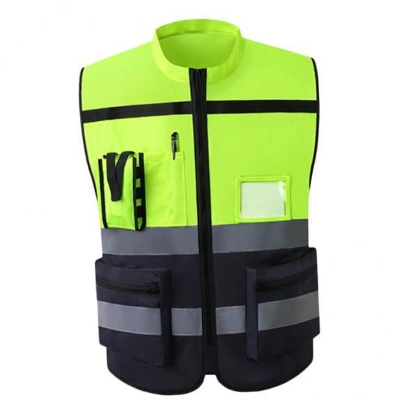 Chaleco de seguridad Zulema con múltiples bolsillos reflectante de seguridad