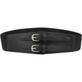 thumbnail image 4 of Kajeer Women Elastic Wide Waist Belt - Vintage Cinch Belts Women Wide Stretchy Belt for Dresses, 4 of 6