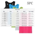 thumbnail image 2 of qucoqpe 5-Pack Toddler Girls Basic Racerback Tank Tops Lightweight Versatile Solid Comfy Sleeveless Breathable Athletic Undershirts 5PC for 1-13 Years Kids, 2 of 7