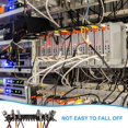 thumbnail image 3 of Slot Storage Rack Cable Holder Wire Storage Organizer Wall Mount Cable Management Electrical Wire Bracket For Home Office, 3 of 3