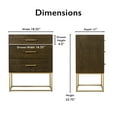 thumbnail image 4 of Tommy Hilfiger Franklin 3 Drawer Dresser Walnut, 4 of 5