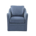 thumbnail image 2 of Gracie Mills Frieda Wide Seat Swivel Arm Chair with Back Pillow - GRACE-8255, 2 of 3