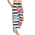 thumbnail image 3 of Kdxio Women's Comfy Stretch Colorful LlamaPrint Drawstring Pajama Pants-Small, 3 of 9