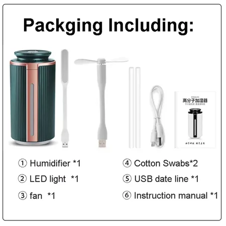 

Capacity Smart Ultrasonic Air Diffuser Essential Oil Aroma Aromatherapy Humidificador USB LED Cool Mist Humidifier