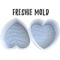 thumbnail image 2 of Heart Debbie Icing Little Sprinkles Car Freshie Silicone Vent Clip Mold  2.5 x 2.5 inch Each Scented Aroma Beads Car Candle, Soap Oven Safe to Bake Heat Resistant Valentines Day Cake, 2 of 6