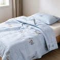thumbnail image 5 of GFHFHITJ Cooling Blanket Summer Quilt, Lightweighted Blanket, Soft -Friendly Thin Bed Comforter, Washable Bed Blanket For Bedroom Living Room All Season Indoor Use, 5 of 8