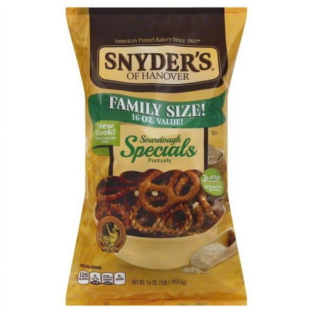 Snyder's of Hanover Sourdough Specials Pretzels Family Size, 16 Oz.