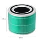 thumbnail image 3 of Filtros purificadores de aire para pieza de repuesto de filtro Levoit Core 300-RF (verde), 3 of 4