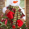 thumbnail image 4 of UDIYO Christmas Supplies Top Hat Snowman Ornament Xmas Tree Hanging DIY Decoration, 4 of 7