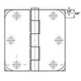 thumbnail image 3 of GlideRite 4 in. Steel Door Hinges with 5/8 in. Corner Radius, Polished Chrome finish, Pack of 12, 3 of 3
