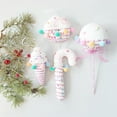 thumbnail image 6 of SeekLGT Cute Christmas Ice Cream Dessert Ornaments Mini Faux Donut Cupcake Candy Tree Hanging Decor Colorful Sweet Treat Props for Holiday Party, 6 of 9