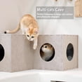 thumbnail image 4 of Cat House for Indoor Cats - Large Cat Bed Cave, Foldable Cat Tunnel Cat Houses & Condos, Cat Cubes, Cat Hideaway, Covered Cat Bed for Multi Small Pet Large Kitty, 4 of 6