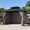 Gray, variant on Covered Outdoor Universal 8' x8' Gazebo Curtain Replacement 4 Panel Sidewalls with Zipper, Replacement for Outdoor Curtain Only