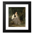 thumbnail image 2 of Christian Schussele 15x17 Black Modern Framed Museum Art Print Titled - Evangeline (1861), 2 of 5