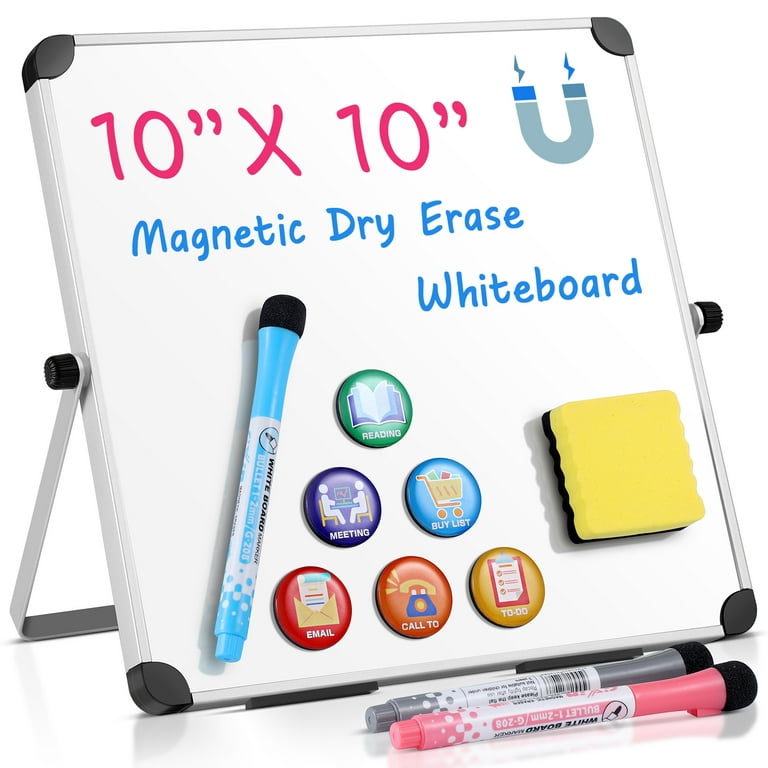 Wuzstar Dry Erase Board 24 x 35 Portable Double Sided Magnetic