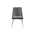 thumbnail image 3 of Baroque Bonanza Modern, Contemporary Velvet Upholstered Dining Chair with Sturdy Metal Legs, Set of 2, 19.5" W x 21.5" D x 33.5" H, 3 of 6