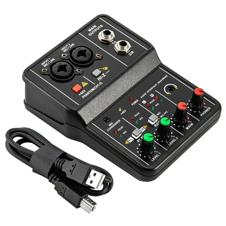 2 Channel 3.5mm Stereo Mini headphone Audio Mixer powered mixer -M21
