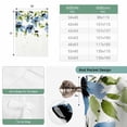 thumbnail image 6 of Blue Green Spring Floral Balloon Curtains for Windows, Bedroom Curtains 54 Inch Length, Weeping Botanical Summer Tie Up Curtains Panels Thermal Insulated Bathroom Curtains Window 42"x54", 6 of 8