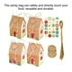 thumbnail image 4 of Cateissary Cajas de dulces de Navidad de 24 piezas, papel Kraft, bolsas de regalo para festivales, aperitivos navideños, adorno de embalaje de Kits de decoración para fiestas Tipo 2, 4 of 6