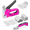 pink,4 in 1, variant on THINKWORK 27Pc Staple Gun Set includes pink staple guns, a 3-in-1 upholstery stapler, and 900 staples. Staple Gun tool kit is perfect for DIY projects