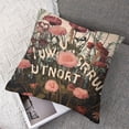 thumbnail image 7 of nygtbtfer I Want to Grow Something A Wild &amp; A Floral Throw Pillow, Multicolor 18x18in, 7 of 7