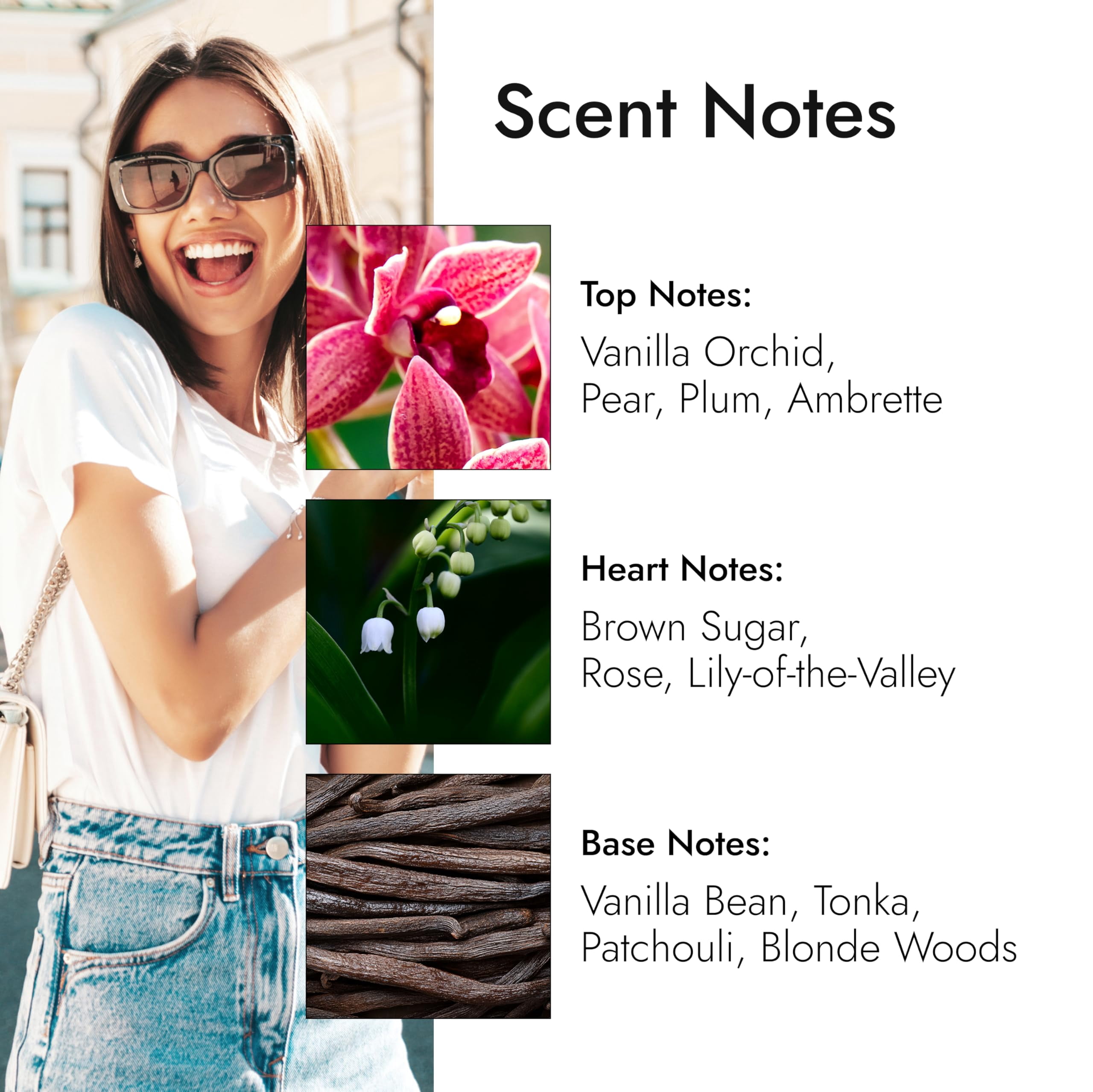 Modern Memory Vanilla Affair Eau de Parfum for Women, 2.5 fl oz - Notes of Vanilla Orchid, Brown Sugar & Patchouli