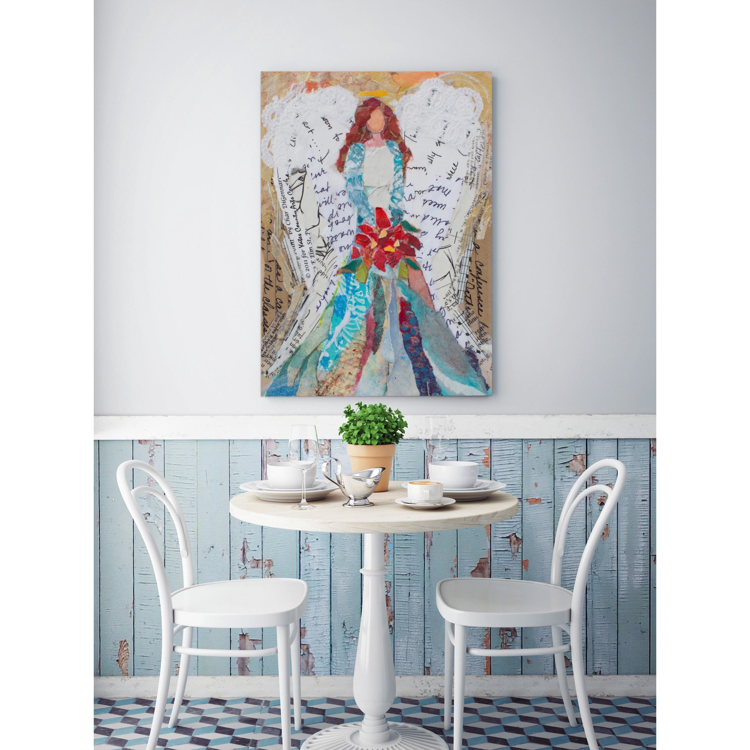 "Angelique" Painting Print on Wrapped Canvas