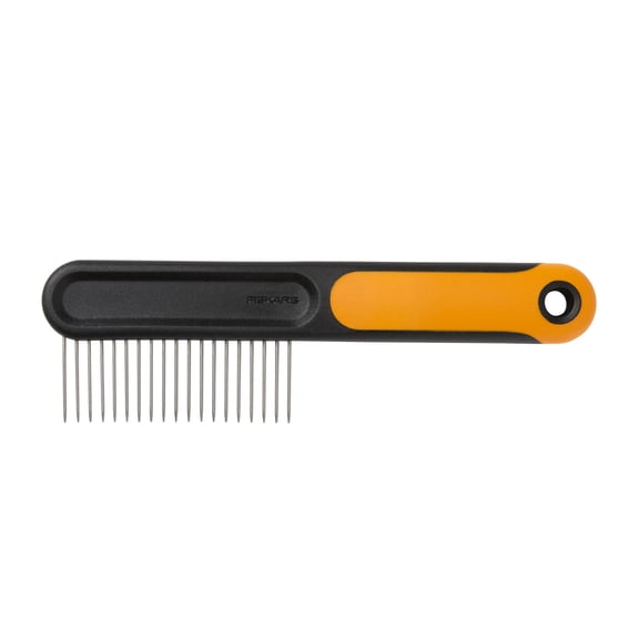 Fiskars Pet Wide Toothed Comb, Gentle Fur Detangling for Cats and Dogs