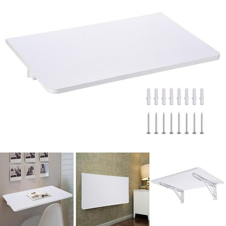 Yescom Wall Mounted Floating Folding Computer Desk 66lbs ... Yescom Wall Mounted Floating Folding Computer Desk 66lbs ...