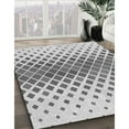 thumbnail image 2 of Ahgly Company Indoor Round Patterned Sonic Silver Gray Area Rugs, 5' Round, 2 of 6