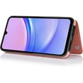 thumbnail image 6 of Phone Case for Samsung Galaxy A15 5G/4G with Tempered Glass Screen Protector Card Holder Wallet Cover Stand Flip Leather Cell Accessories Glaxay A 15 15A SM A156B A155F Cases Women Rose Gold, 6 of 7