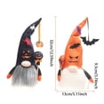thumbnail image 2 of Peluche De Gnomos De Halloween Con Luces, Muñeco Sin Rostro De Calabaza De Peluche, Decoraciones De Halloween Para Ventana De Mesa De Chimenea Cateissary HA047081-01, 2 of 6
