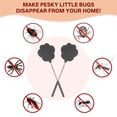 thumbnail image 4 of ACDANC 2Pcs Fly Swatter,Suitable for Kitchens,Telescopic Stainless Steel Handle & Durable Wide Paddle,Ergonomic Non-Slip Grip House Must Haves Cute Bear Paw Design, 4 of 7