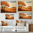 thumbnail image 4 of Designart "Beach Dune Dance Painting I" Modern Floater Framed Canvas Print, 4 of 7