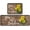 style-255, variant on Coffee Kitchen Rugs Decor Set of 2s Set Kitchen Mat Washable Runner Rug 17"x47"+17"x23"(Gold)