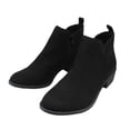 thumbnail image 3 of Sun Stone Cadee Ankle Booties Black Micro 6.5M, 3 of 8