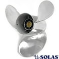 thumbnail image 2 of New Stainless Steel Propeller Compatible With Mercruiser Bravo Two 19 Spline 300 1988-2010 By 1642-193-15 18611A6 48-18611A6 Diameter 19.25" x 15" Pitch x 19-Splines 3 Blades LH Titan, 2 of 2