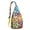 Yellow-16, variant on Abstract Art Sling Backpack – Colorful Geometric Tie Dye Crossbody Daypack, Psychedelic Pop Art Hiking Bag for Women & Men, Fashionable & Lightweight Outdoor Travel Pack