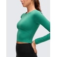 thumbnail image 4 of CRZ YOGA Butterluxe Long Sleeve Shirts for Women Workout Athletic Casual Tops Slim Basic Tight Shirt, 4 of 5