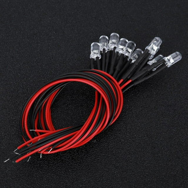 Diode LED Filaire, Mode Flash Multicolore Perles Lumineuses Diodes Électroluminescentes, Éclairage Automobile Économe en Énergie pour Bricolage Éclairage Domestique