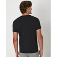 thumbnail image 5 of Hanes Ultimate Men's ComfortSoft Crewneck Undershirt, Black/Grey, 6-Pack Assorted 2XL, 5 of 6