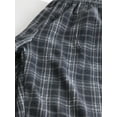 thumbnail image 6 of Ma Croix Mens Flannel Fuzzy Pajama Pants Fleece Brushed Sweatpants Sherpa Sleepwear, 6 of 8