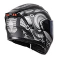 thumbnail image 2 of Casco Abatible Para Moto Kov Cyborg Gris/ Negro Talla L KOV Cyborg, 2 of 3