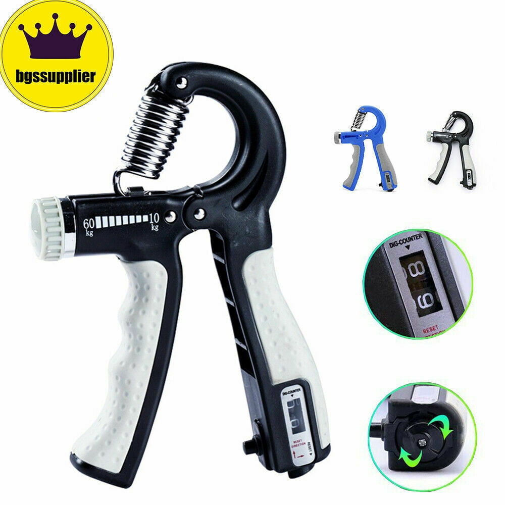 Hand Grip Finger Strengthener Wrist Hand Exerciser Forearm Adjustable Gymnastics 